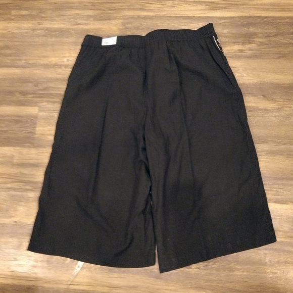 Layne Bryant Soft Linen Blend Wide Leg Embroidered Culottes - Picture 8 of 9